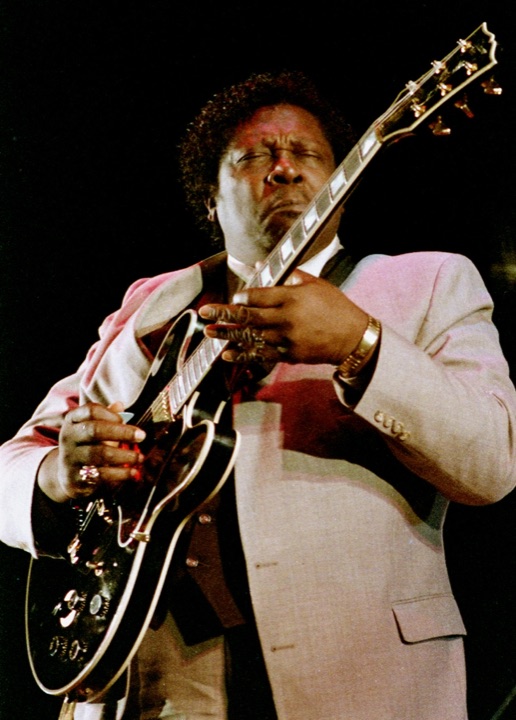 B.B. King performing with Lucille